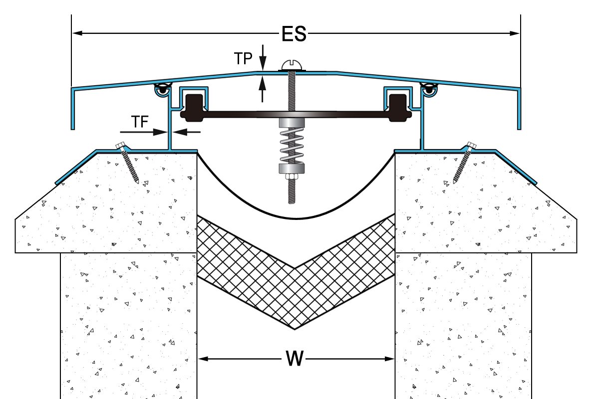 Roof to Roof Expansion Joint Cover Drawing