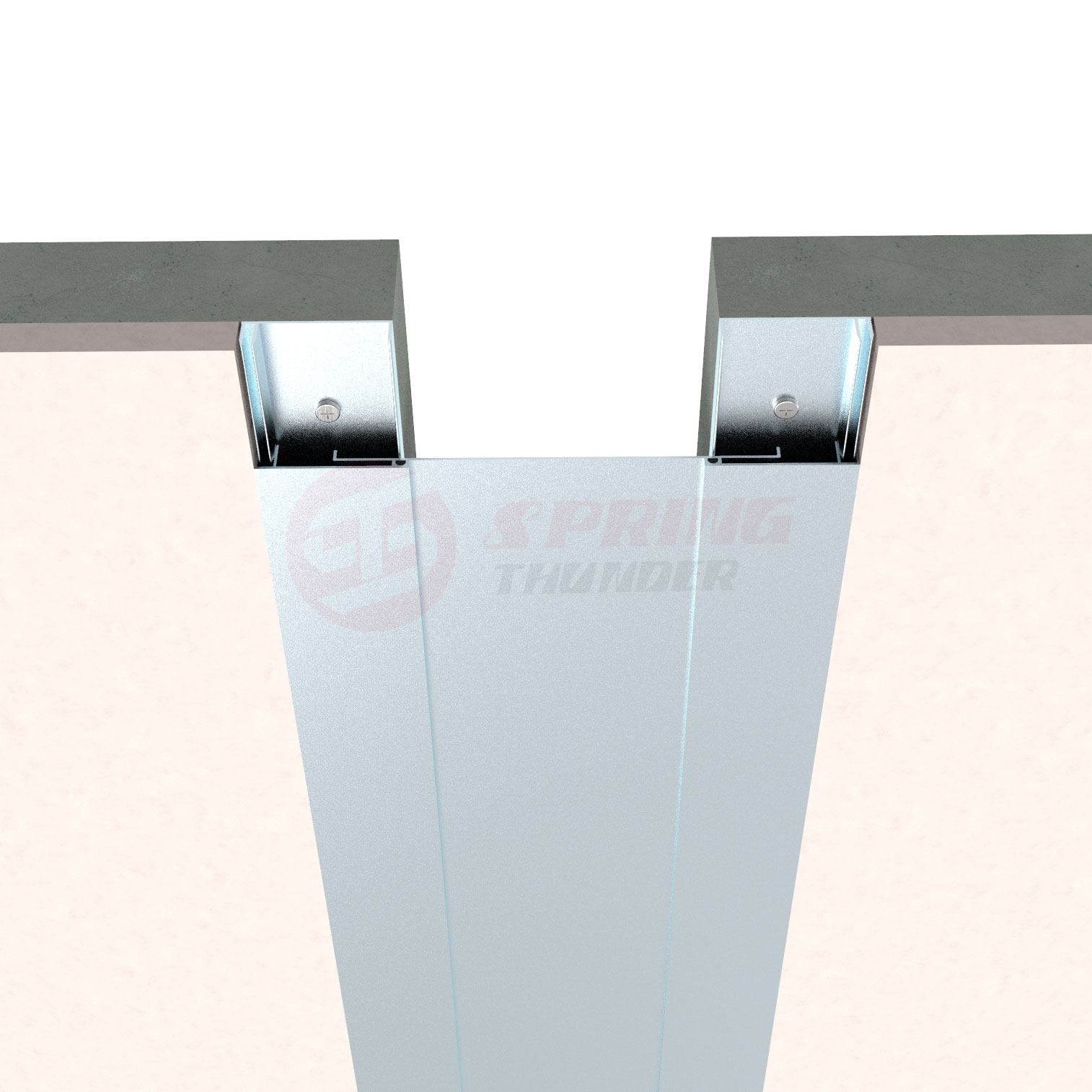 Flush Aluminum Wall Expansion Joint 1