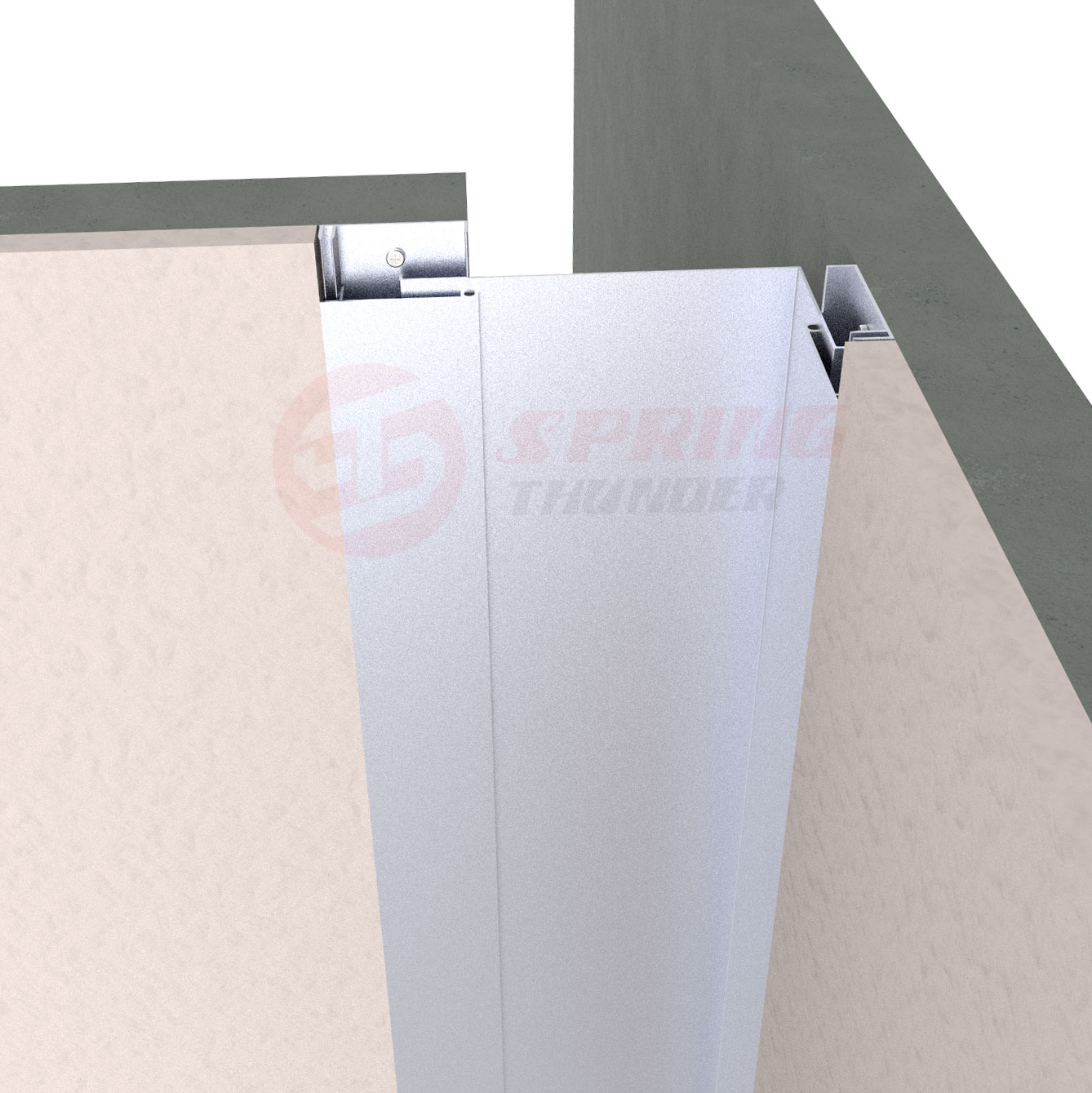 Flush Aluminum Wall Expansion Joint 2