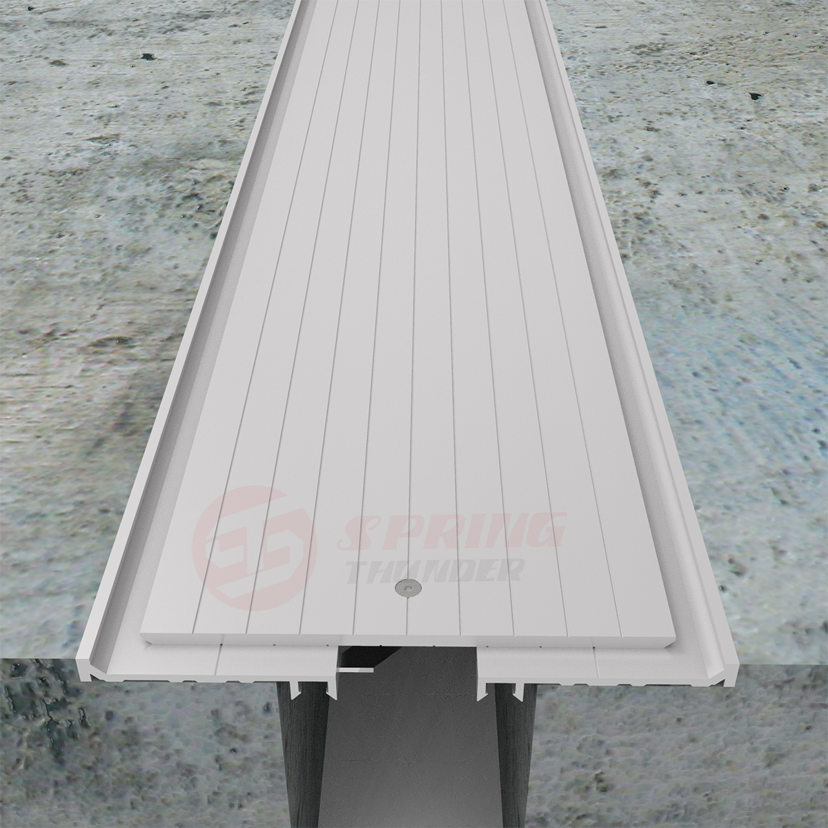 Flush Heavy Duty Floor Expansion Joint Cover 1