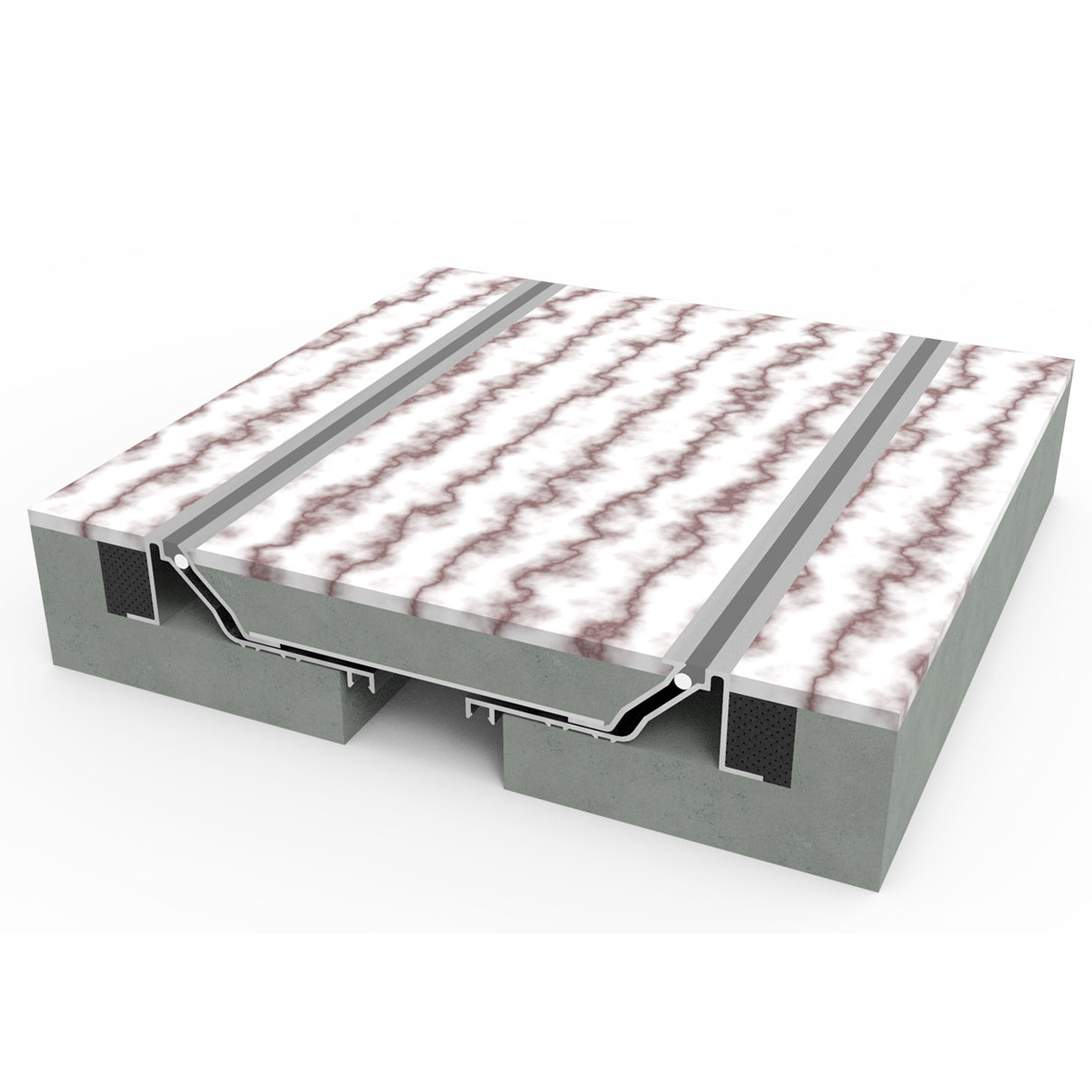 Seismic Deep Finish Floor Expansion Joint Floor to Floor