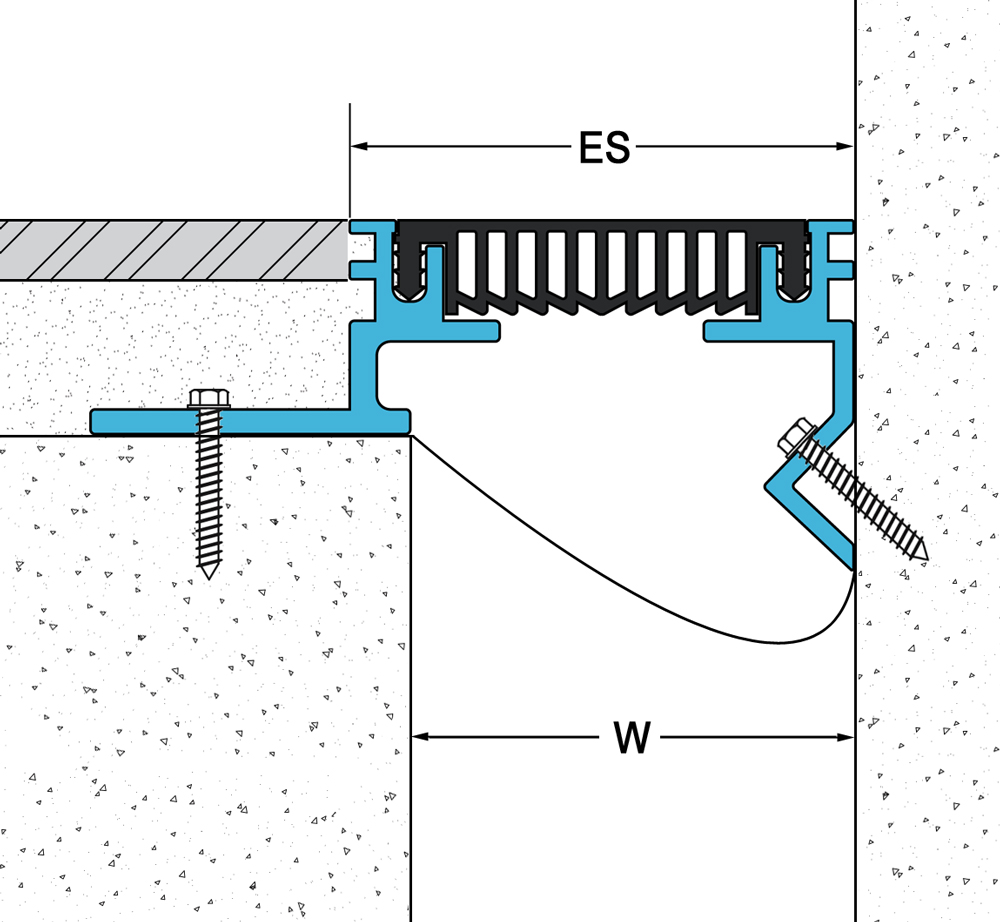 drawing details of Rubber Floor Expansion Joint FRG 2