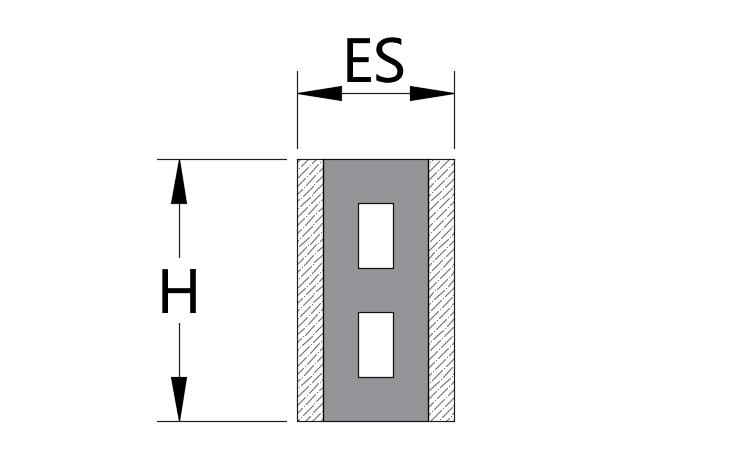 Aluminum Tile Expansion Joint FCT Drawing